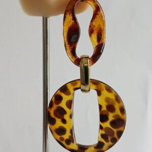 boucles d'oreilles vintage en résine acrylique