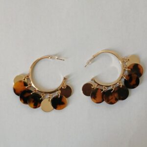 boucles d'oreilles créoles "gipsy chic"