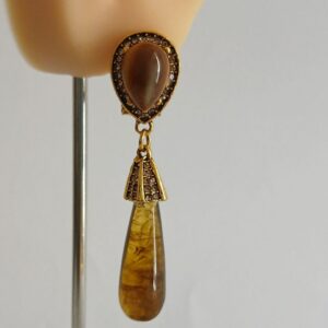 boucles d’oreilles "gouttes impériales"