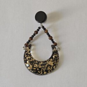 boucles d'oreilles "lune d'or"